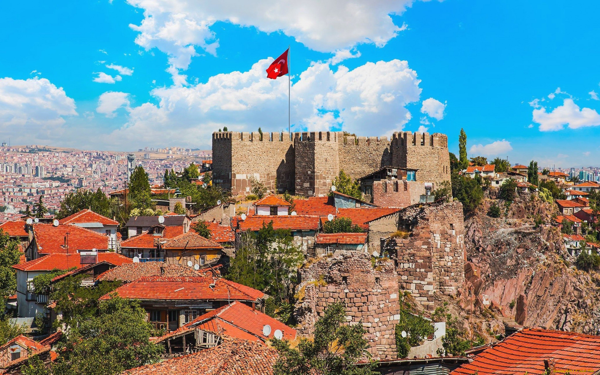 ankara castle, turkey, , - ,  ,  , ankara, castle